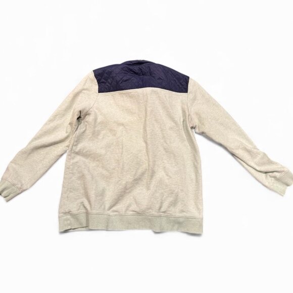 Vineyard Vines Performance Quilted Snap Shep Pullover Jacket Hood Medium Green - Picture 3 of 7